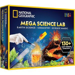 image:imageNational Geographic Mega Science Lab  Kit for Kids with 75 Easy Experiments Featuring Earth Science Chemistry Set and Magic STEM Projects for Boys and Girls Amazon Exclusive