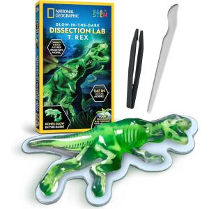 image:imageNational Geographic Shark Dissection Kit  Glow in the Dark Great White Shark Anatomy Lab with 12 Bones amp Organs Refill Pack KidFriendly Tools amp Learning GuideT rex Dissection Kit