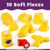 image:imageBlockaroo Magnetic Foam Building Blocks  10Piece Submarine Bath Toys for Toddlers Preschool Toys Bathtub Toys Sensory Toys Blocks for Toddlers 35 Engineering Toys for Kids 35 Bath Blocks