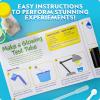 image:imageBlue Marble National Geographic Stunning Chemistry Set  Mega Science Kit with 45 Easy Experiments Make a Volcano and Launch a Rocket STEM Projects for Kids Ages 812 Science Toys