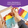 image:imageNATIONAL GEOGRAPHIC Kids Screen Printing Kit  Arts and Crafts Silk Screen Printing Kit with Fabric Paint Frame Stencils amp Squeegee Plus Drawstring Bag amp More Screen Print Silkscreening KitWeaving Loom Kit