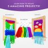 image:imageNATIONAL GEOGRAPHIC Kids Screen Printing Kit  Arts and Crafts Silk Screen Printing Kit with Fabric Paint Frame Stencils amp Squeegee Plus Drawstring Bag amp More Screen Print Silkscreening KitWeaving Loom Kit
