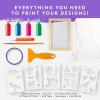 image:imageNATIONAL GEOGRAPHIC Kids Screen Printing Kit  Arts and Crafts Silk Screen Printing Kit with Fabric Paint Frame Stencils amp Squeegee Plus Drawstring Bag amp More Screen Print Silkscreening KitScreen Printing Kit