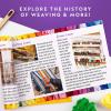 image:imageNATIONAL GEOGRAPHIC Kids Screen Printing Kit  Arts and Crafts Silk Screen Printing Kit with Fabric Paint Frame Stencils amp Squeegee Plus Drawstring Bag amp More Screen Print Silkscreening KitWeaving Loom Kit