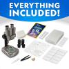image:imageNational Geographic Dual LED Kids Microscope  50 pc Science Kit with 10 Prepared Slides amp 10 DIY Blank Slides Biology Experiment Activity Microscope Kit for Kids 812 Amazon ExclusiveStudent Microscope Kit