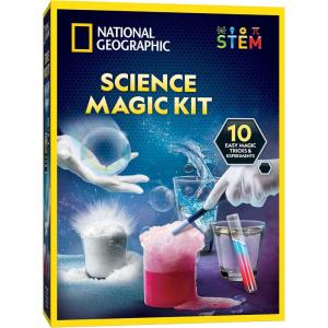 image:imageBlue Marble National Geographic Magic Chemistry Set  Science Kit for Kids with 10 Amazing Magic Tricks STEM Projects and Science Experiments Science Toys Great Gift for Boys and Girls 812
