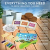 image:imageNational Geographic Herb Growing Kit  Decorate 3 Pots with Paint and Stickers Kids Gardening Set Arts and Crafts for Kids Ages 812 Garden Kit Outdoor Toys